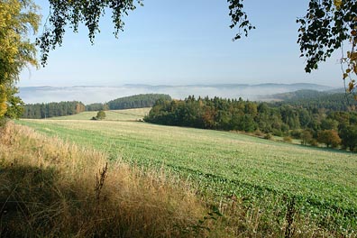 pohled od Pasek na SV