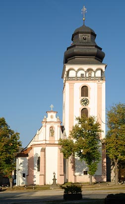 kostel v Bechyni