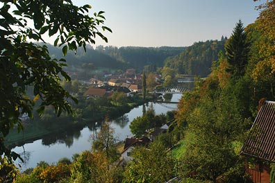 Lužnice v Bechyni