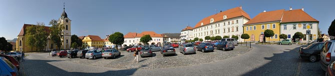 náměstí v Týnu nad Vltavou