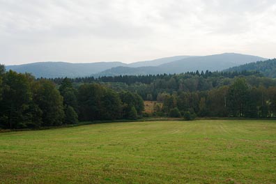 pohled od Na Výšině na J