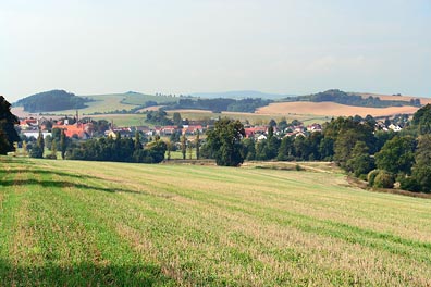 pohled na Kout na Šumavě