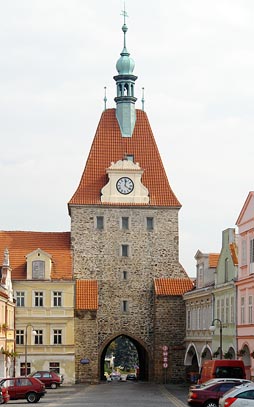 věž, brána v Domažlicích