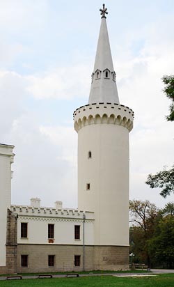 věž zámku v Boru