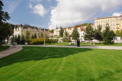 centrum Mariánských lazní