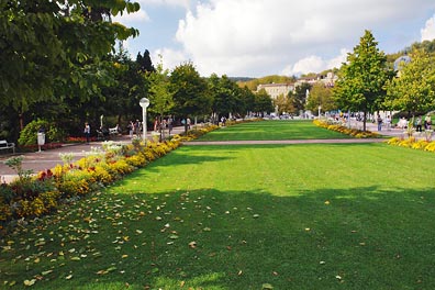 park v Mariánských lazních