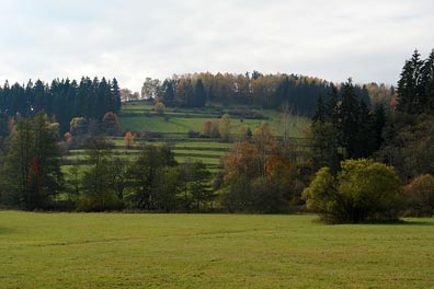 údolí Kosího potoka nad Michalovými horami