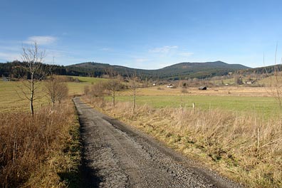 krajina u Volar, cesta, Jedlová, Bobík