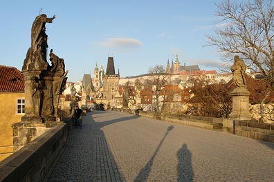 Karlův most, Pražský hrad