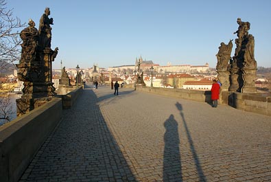 Karlův most, Pražský hrad