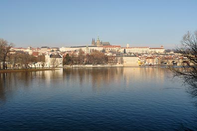 pohled na Pražský hrad