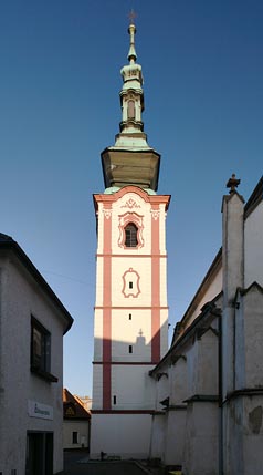 vež u kostela v Sušici