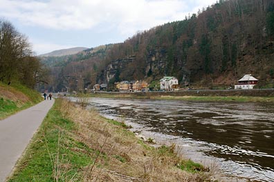 Hřensko, Labe