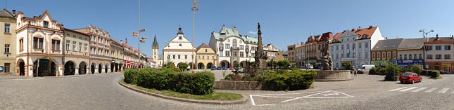 náměstí ve Dvoře Králové nad Labem