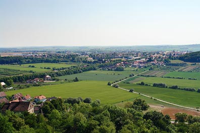 pohled na Jičín ze Zebína