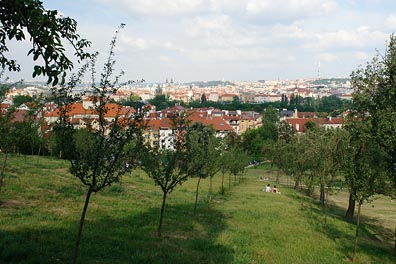 pohled na Prahu z Petřína