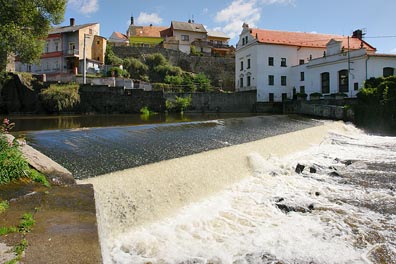 jez na Mži ve Stříbře