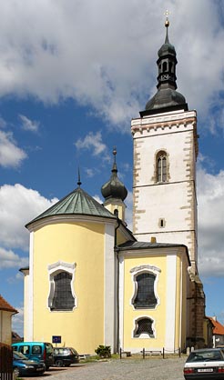 kostel ve Stříbře