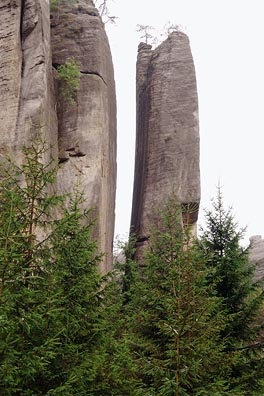 Teplické skály, skála