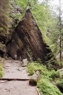 Teplické skály, Krakonošova harfa