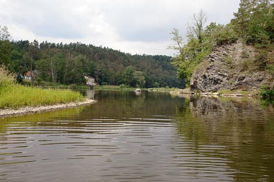 Berounka nad Liblinským mlýnem