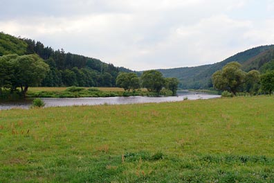 Berounka, krajina nad Lejskovým mlýnem