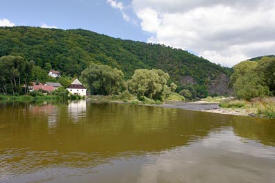 Berounka u Nezabudickýho mlýna