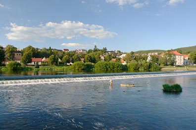 jez na Berounce v Hýskově, Hýskov