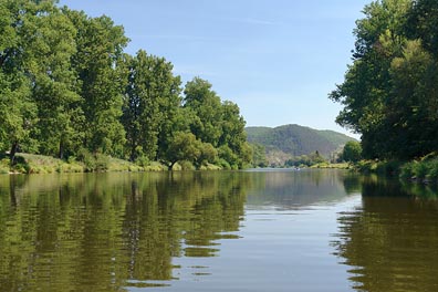 Berounka nad Karlštejnem