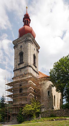 kostel v Bečově nad Teplou