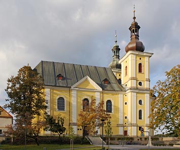 kostel v Kynšperku nad Ohří