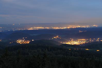 pohled z Tisovského vrchu na Nejdek