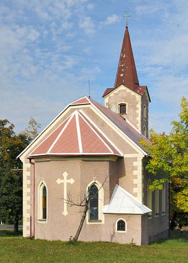 kostel v Horní Halži