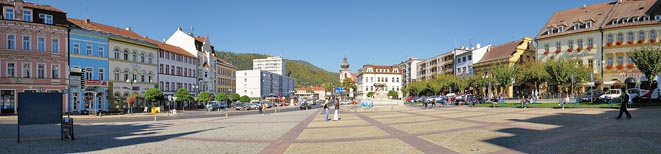 náměstí v Děčíně