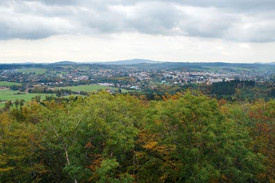 pohled z Dymníku na Rumburk