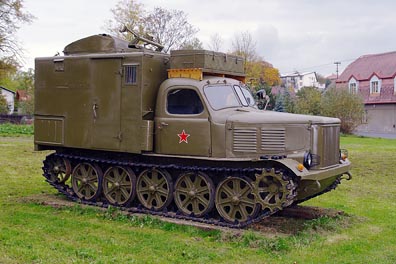 ruské vojenské vozidlo