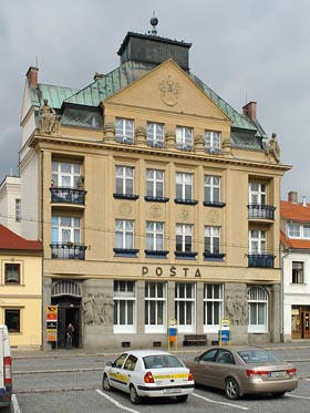 budova pošty v Mnichově Hradišti
