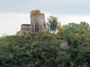 zřícenina v Michalovicích