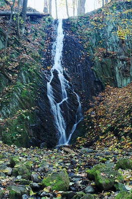 vodopád přítoku v Bobří Soutězce