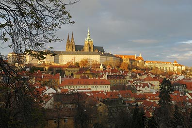 Pražský hrad z Petřína