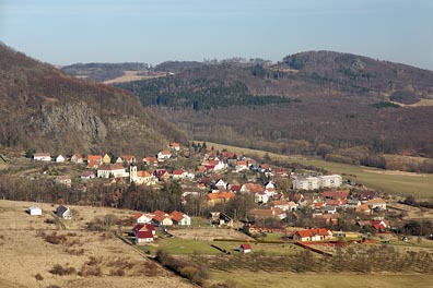 pohled z Trojhory na Třebušín