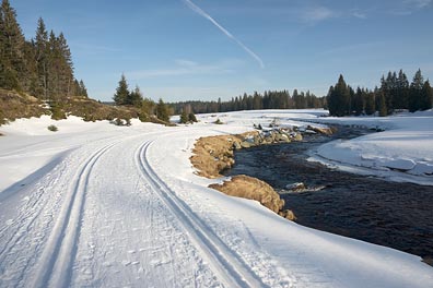 lyžařská cesta, Roklanský potok