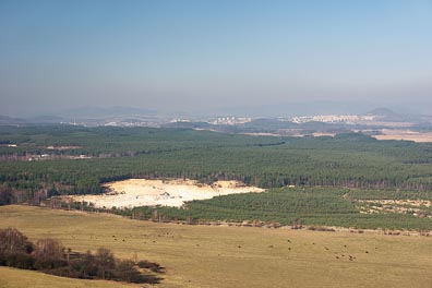 pohled z Lysé skály na Českou Lípu