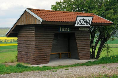 vlaková zastávka Vižina