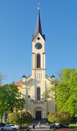 kostel v Milevsku