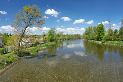 Lužnice v Plané nad Lužnicí