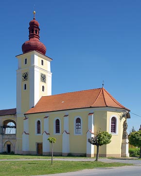 kostel v Nových Dvorech
