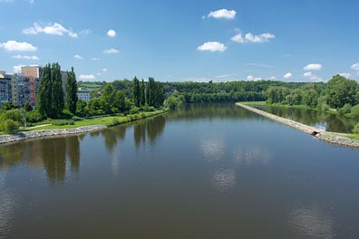 Vltava v Kralupech nad Vltavou