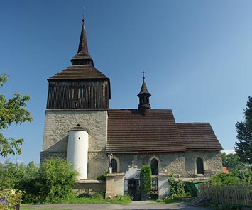 kostel v Březině
