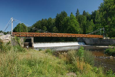 most, Jizera, jez v Končinách